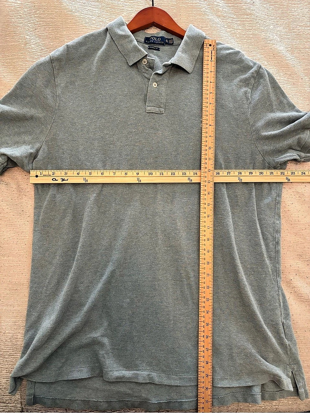 Polo Ralph Lauren Classic Fit Mesh Polo Shirt in Blue Size XL